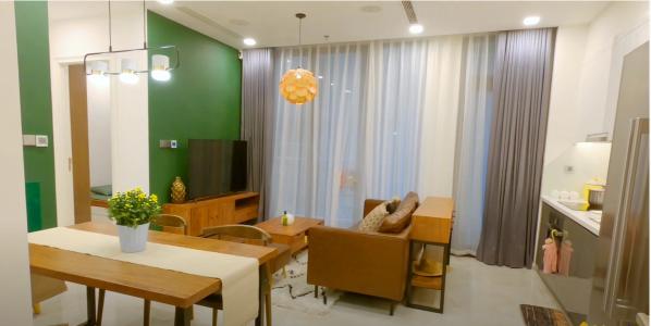 Không gian căn hộ Vinhomes Golden River, Quận 1 Căn hộ tầng 5 Vinhomes Golden River nội thất đầy đủ, view nội khu yên tĩnh