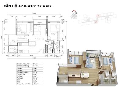 Layout căn hộ Eco Green Saigon Căn hộ Eco Green SaiGon . Nội thất cơ bản