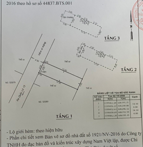 Bản vẽ nhà phố Quận Thủ Đức Nhà phố thiết kế 1 trệt, 2 lầu diện tích 56m2, cửa hướng Đông Nam thoáng mát.