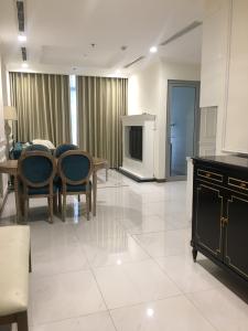 Phòng khách Căn hộ Vinhomes Central Park Căn hộ Vinhomes Central Park đầy đủ nội thất, tầng trung