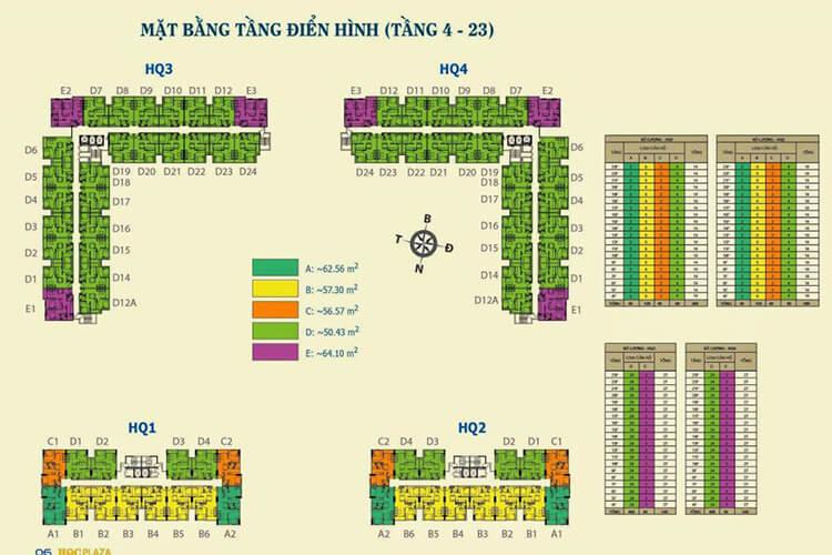 HQC Plaza - mat-bang-tang-dien-hinh-can-ho-HQC-Plaza