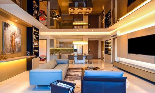 Nhà mẫu Sky 89 An Gia Căn hộ Sky 89 An Gia tầng cao, ban công thoáng mát