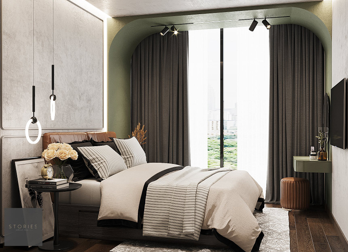 Căn hộ Empire City, Quận 2 Căn hộ cao cấp Empire City tầng 14 thiết kế 2 phòng nugr, nội thất cơ bản.