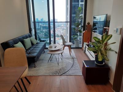 Phòng khách căn hộ Eco Green Saigon Căn hộ Eco Green Saigon 2 phòng ngủ thiết kế hiện đại đầy đủ nội thất