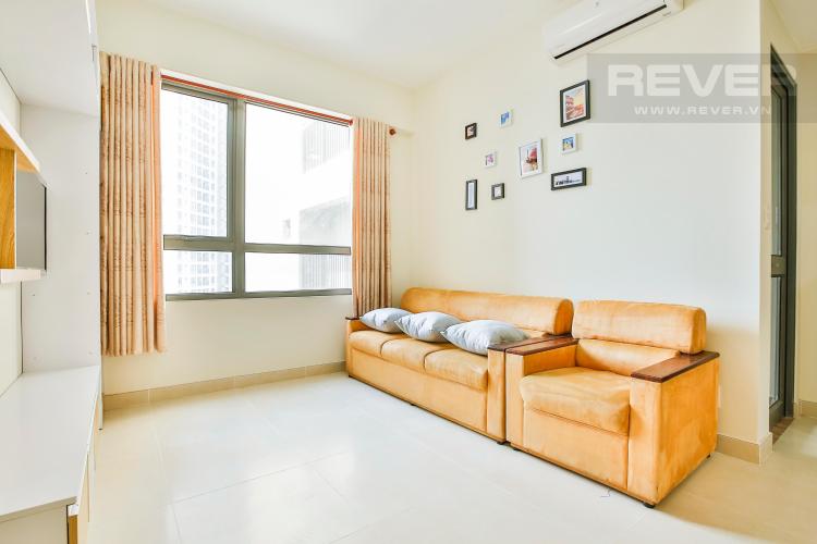 Phòng Khách Căn hộ tầng cao Masteri Thảo Điền diện tích 65m2, đầy đủ nội thất.