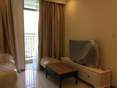 Căn Officetel Vinhomes Central Park, Quận Bình Thạnh Officetel Vinhomes Central Park tầng 12 có 1 phòng ngủ, đầy đủ nội thất.