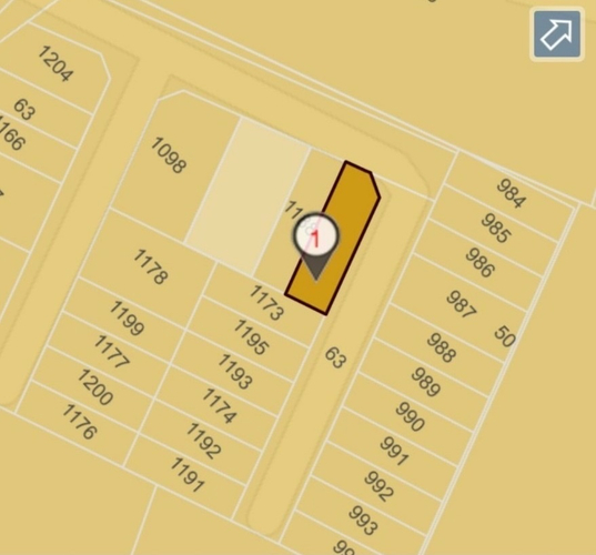 Đất nền Huyện Hóc Môn Đất nền KDC Đông Hải diện tích 112.7m2, hướng Tây Nam thoáng mát.