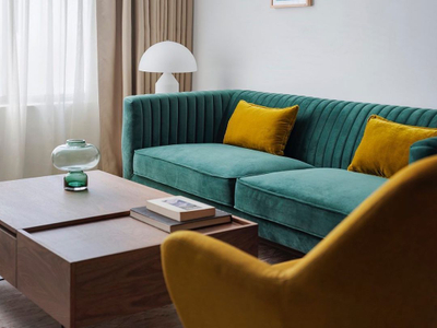 Căn hộ The Tresor, Quận 4 Căn hộ The Tresor tầng 30 bàn giao đầy đủ nội thất, tiện ích đa dạng.