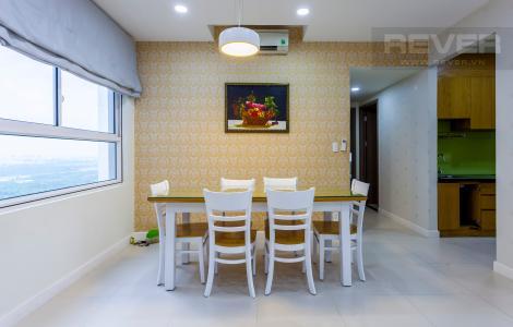 Bàn ăn Căn góc Lexington Residence tầng cao LB đầy đủ nội thất, tiện nghi
