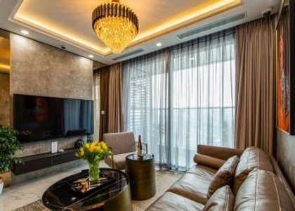 Nhà mẫu căn hộ Sunshine Horizon, Quận 4 Căn hộ Sunshine Horizon tầng 28 ban công hướng Đông, tiện ích đa dạng.