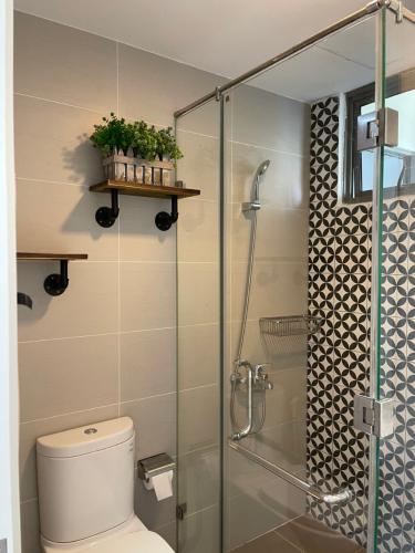 Phòng tắm căn hộ Duplex Masteri Thảo Điền, Quận 2 Căn hộ Duplex Masteri Thảo Điền nội thất đầy đủ, view đón gió.