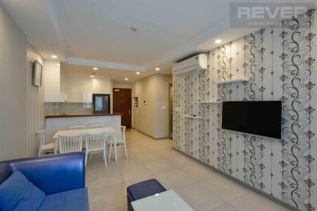 Phòng khách căn hộ THE GOLD VIEW Căn hộ The Gold View 2 phòng ngủ, tầng 23, đầy đủ nội thất