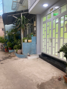 Đường trước nhà phố Quận 7 Nhà phố thiết kế 1 trệt, 1 lầu diện tích 44m2 khu vực dân cư hiện hữu.