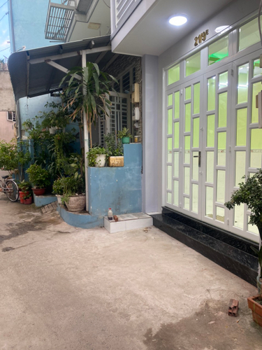 Đường trước nhà phố Quận 7 Nhà phố thiết kế 1 trệt, 1 lầu diện tích 44m2 khu vực dân cư hiện hữu.