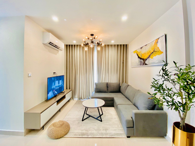 Căn hộ Vinhomes Grand Park, Quận 9 Căn hộ Vinhomes Grand Park hướng ban công tây nam đầy đủ nội thất diện tích 81.7m²