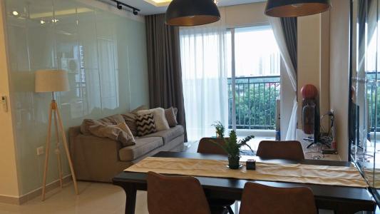 phòng khách Cho thuê căn hộ Sunrise Riverside 3 phòng ngủ diện tích 92m2