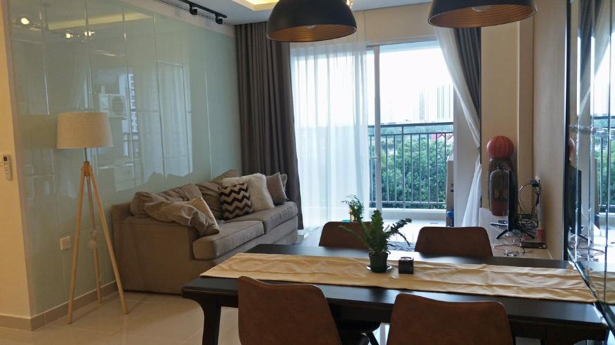 phòng khách Cho thuê căn hộ Sunrise Riverside 3 phòng ngủ diện tích 92m2