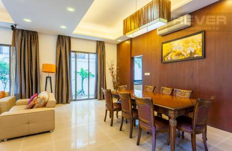 Bàn ăn Villa Compound Riviera Quận 2 thiết kế sang trọng, đầy đủ tiện nghi