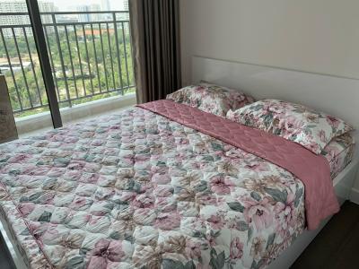 phòng ngủ Căn hộ The Sun Avenue Cho thuê căn hộ đầy đủ nội thất The Sun Avenue, view hồ bơi nội khu