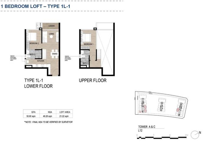 Layout The Metropole Thủ Thiêm, Quận 2 Căn hộ The Metropole Thủ Thiêm tầng 12 thiết kế 2 phòng ngủ, nội thất cơ bản.