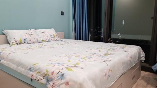 Phòng ngủ căn hộ Vinhomes Golden River Căn hộ Vinhomes Golden River đầy đủ nội thất tiện nghi, tầng cao.