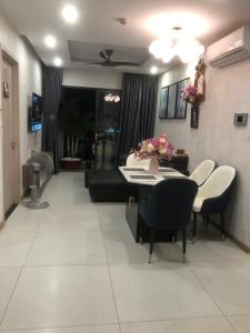 không gian căn hộ New City Thủ Thiêm Căn hộ tầng 25 New City Thủ Thiêm nội thất đầy đủ hiện đại