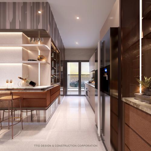 The Rivana - Phối cảnh thiết kế căn 3 phòng ngủ The Rivana