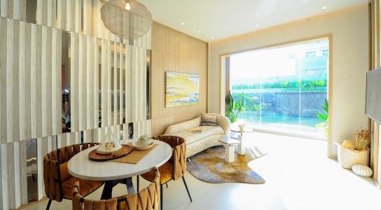 nhà mẫu Căn hộ West Gate Park Bình Chánh Căn hộ West Gate Park tầng 18, diện tích 59m nội thất cơ bản.