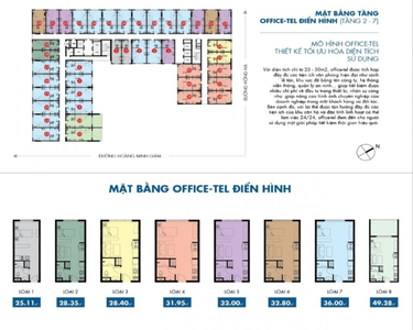  Officetel Orchard Garden tầng 2 thiết kế sang trọng, đầy đủ nội thất.