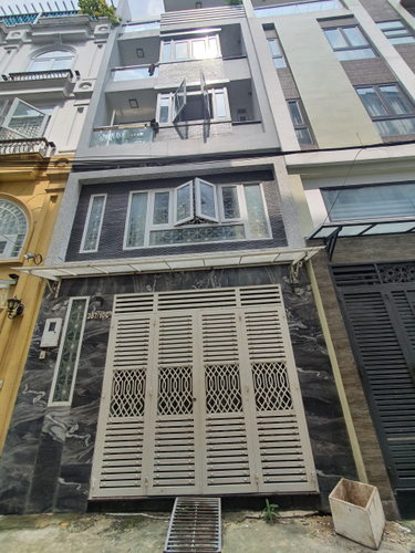 Mặt tiền nhà phố Quận Bình Thạnh Nhà phố thiết kế 1 trệt, 3 lầu không có nội thất, khu dân cư hiện hữu.