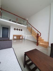 Phòng khách căn Office-tel Sky 9, QUận 9 Căn Officetel Sky 9 tầng thấp cửa hướng Đông Bắc, nội thất cơ bản.