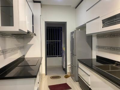 Phòng bếp Viva Riverside, Quận 6 Căn hộ Viva Riverside tầng trung, view tòa nhà cao tầng