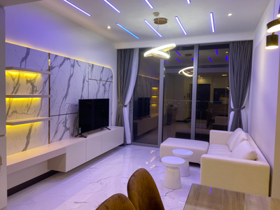  Căn hộ có 2 phòng ngủ Empire City tầng 26 diện tích 91.4m2, đầy đủ nội thất.