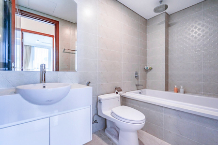 Căn hộ Vinhomes Central Park, Quận Bình Thạnh Căn hộ 1 phòng ngủ Vinhommes Central Park tầng 17, đầy đủ nội thất.