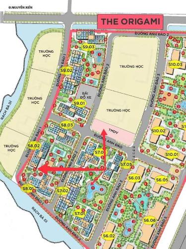 layout tháp S7.05 dư án vin quận 9 Căn hộ Vinhomes Grand Park tầng thấp, view đón gió.