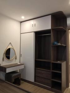 Phòng ngủ Vinhomes Grand Park Quận 9 Căn hộ Vinhomes Grand Park tầng trung, view nội khu đón mát.