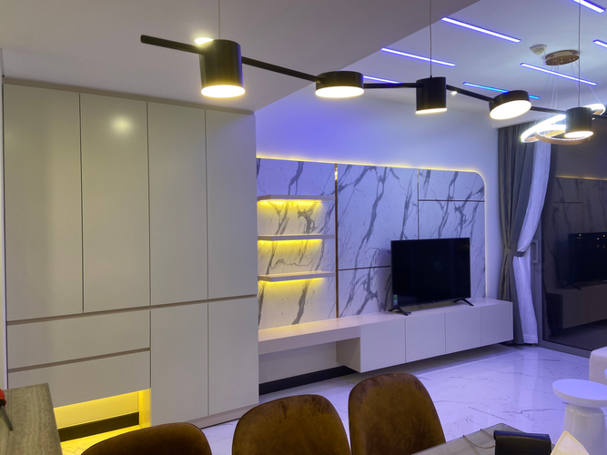  Căn hộ có 2 phòng ngủ Empire City tầng 26 diện tích 91.4m2, đầy đủ nội thất.