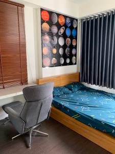 Phòng ngủ căn hộ The Sun Avenue Căn hộ tầng cao The Sun Avenue nội thất đầy đủ, ban công thoáng.