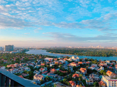 View căn hộ Masteri Thảo Điền, Quận 2 Căn hộ Masteri Thảo Điền hướng ban công đông bắc đầy đủ nội thất diện tích 68.7m²