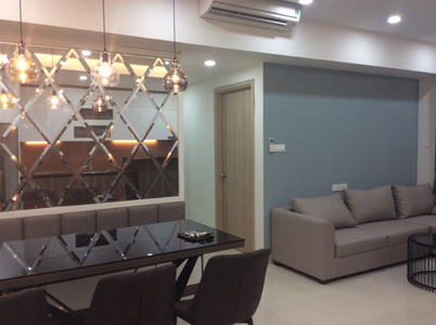 Căn hộ The Sun Avenue, Quận 2 Căn hộ The Sun Avenue tầng  15 có 3 phòng ngủ, đón view thoáng mát.