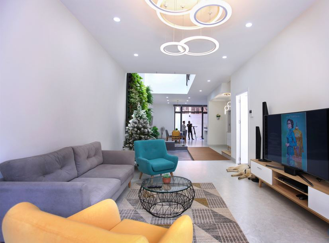 Nhà phố Quận 7 Nhà phố KDC Savimex thiết kế 1 trệt, 2 lầu và 1 Gara diện tích 168m2.