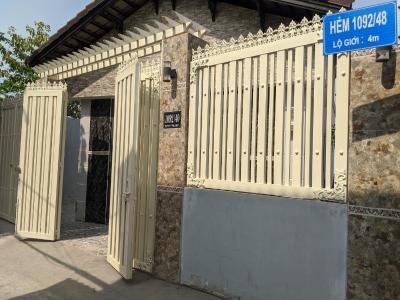 Cổng nhà phố Quận 7 Bán nhà hẻm Huỳnh Tấn Phát, Phú Thuận, Quận 7, nội thất cơ bản, sổ hồng