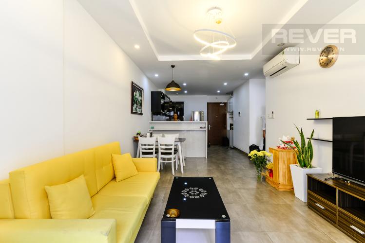 Phòng Khách The Gold View Căn hộ The Gold View tầng trung tháp A, đầy đủ nội thất, hướng Tây Nam