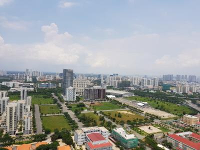 View căn hộ Riviera Point Căn hộ tầng cao Riviera Point nội thất đầy đủ, view thành phố sầm uất.