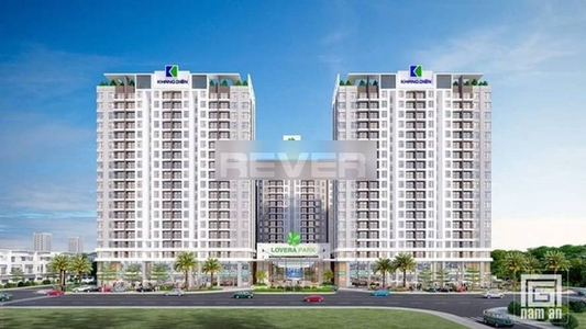Lovera Vista, Huyện Bình Chánh Căn hộ Lovera Vista hướng ban công tây nội thất cơ bản diện tích 65m²