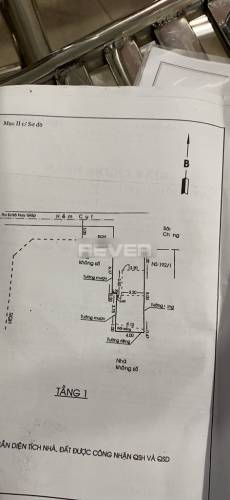 Nhà phố Quận 12 Nhà phố diện tích 50.27m2 có 1 phòng ngủ, bàn giao nhà trống.