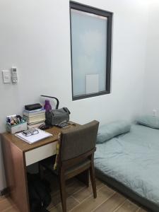 phòng ngủ căn hộ The Sun Avenue Office-tel The Sun Avenue nội thất cơ bản diện tích 49m²