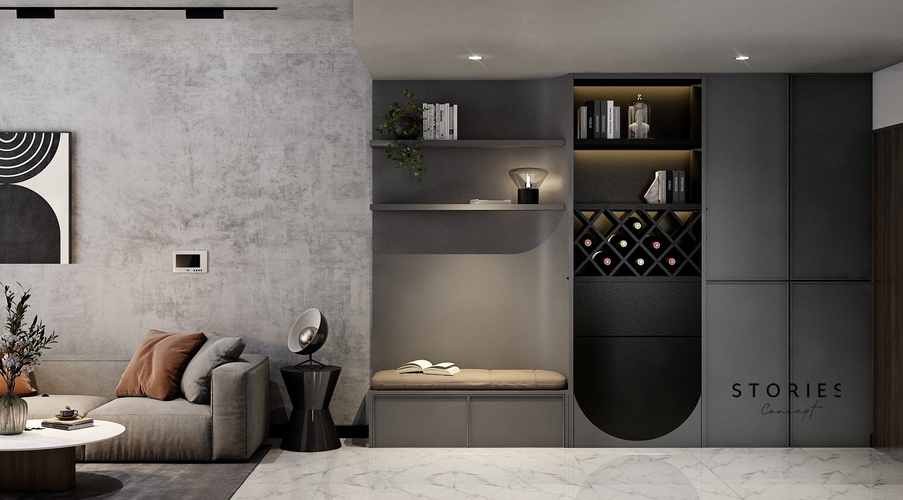 Căn hộ Empire City, Quận 2 Căn hộ cao cấp Empire City tầng 14 thiết kế 2 phòng nugr, nội thất cơ bản.