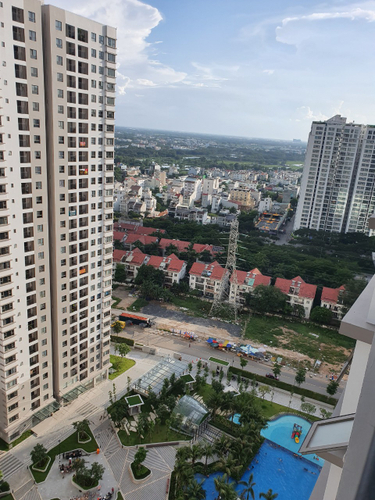 View Căn hộ Saigon South Residence diện tích 71.42m2, đầy đủ nội thất.