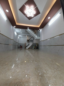 Nhà phố Quận 8 Nhà phố hẻm xe hơi đường Âu Dương Lân, kết cấu 1 trệt, 2 lầu kiên cố.